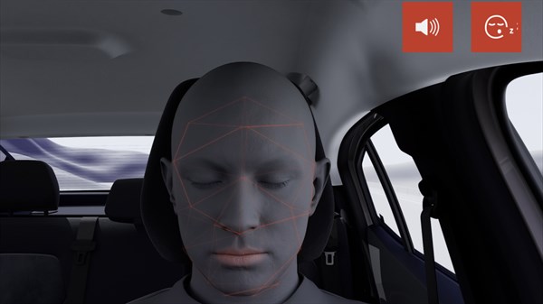 Dacia Logan - fatigue detection camera