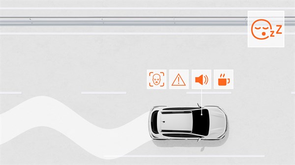 Dacia Sandero Stepway - DMS driver attention monitoring system
